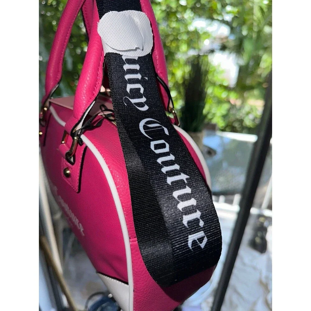 Juicy Couture Fashionista Dark Pink Satchel NEW Purse